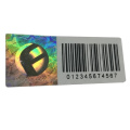 custom hologram Security barcode sticker/l label printing